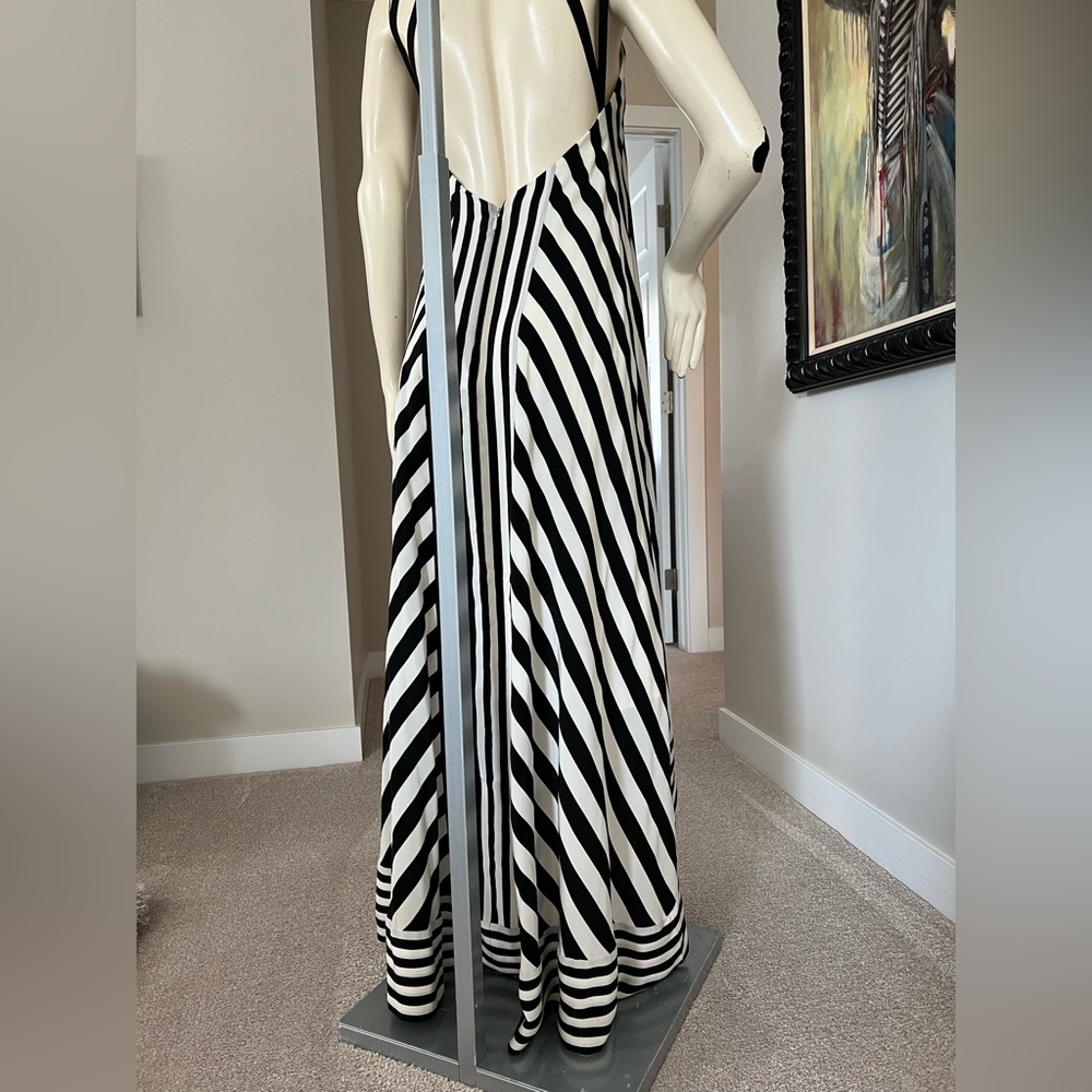 BCBGMAXAZRIA Gia High-Low Silk Maxi Dress – Size 0 - Picture 12 of 16
